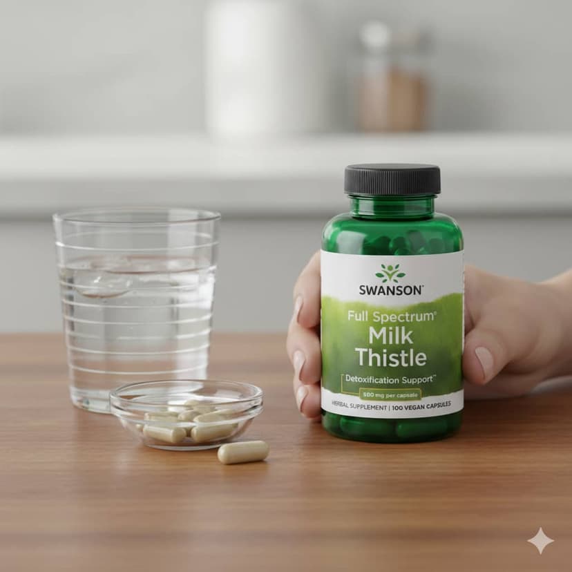 Swanson Vitamins, Full Spectrum® 多面水飛薊全素膠囊,500 毫克,100 粒
