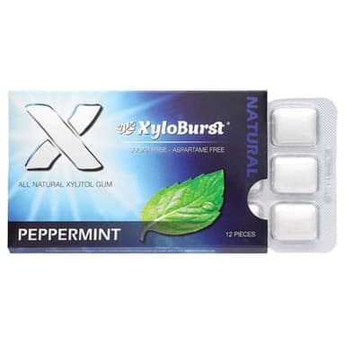 Xyloburst, 木糖醇口香糖，薄荷味，12 片