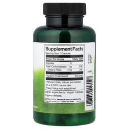 Swanson Vitamins, 車前子殼全素膠囊，610 毫克，100 粒