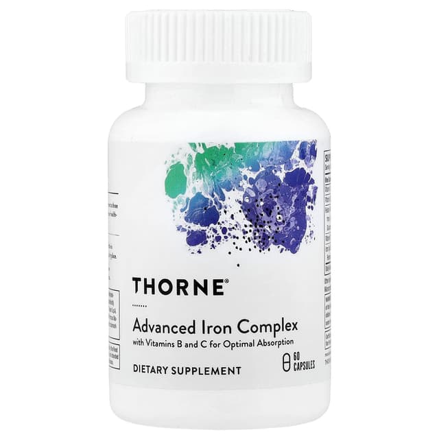 Thorne, 高級鐵複合物,60 粒膠囊