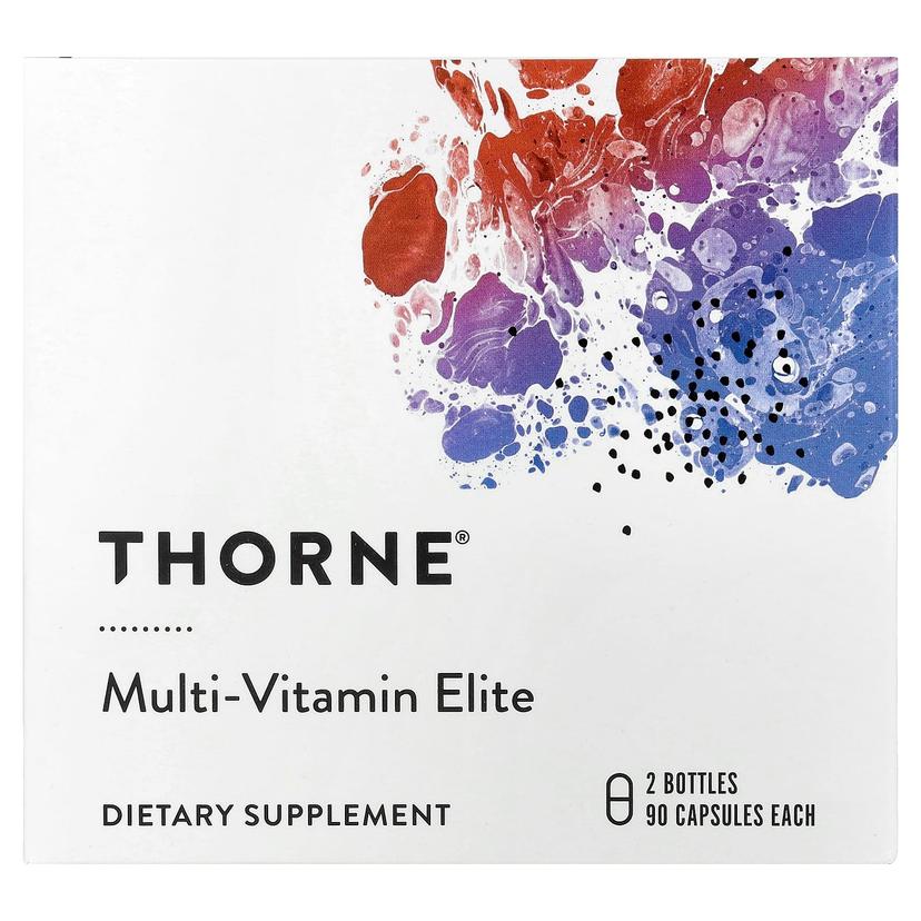 Thorne, 複合維他命精華，早晚使用，2 瓶，每瓶 90 粒膠囊