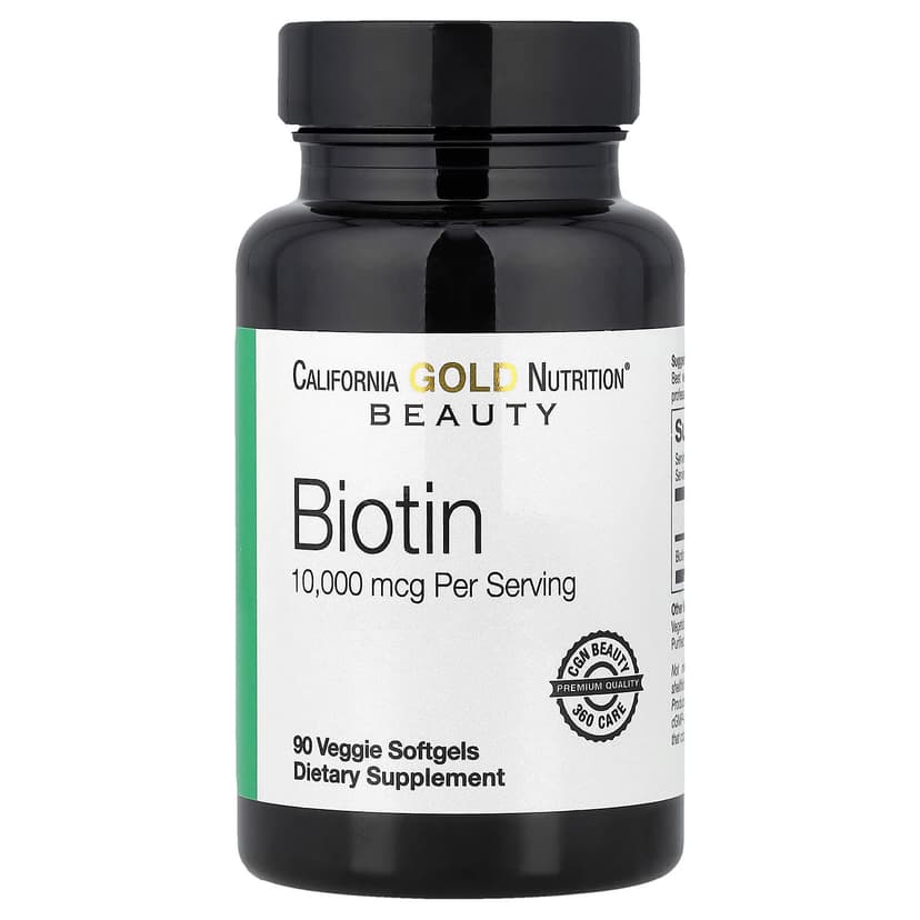 California Gold Nutrition, 生物維他命,10,000 微克,90 粒素食軟凝膠