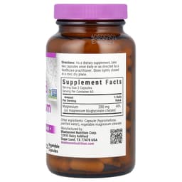 Bluebonnet Nutrition, 螯合鎂，120 粒素食膠囊（每粒膠囊 100 毫克）