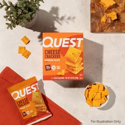 Quest Nutrition, 乳酪餅乾，勁爆切達乳酪，4 袋，每袋 1.06 盎司（30 克）