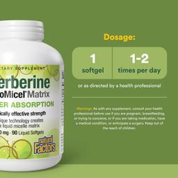 Natural Factors, Berberine LipoMicel Matrix，90 粒液體軟膠囊