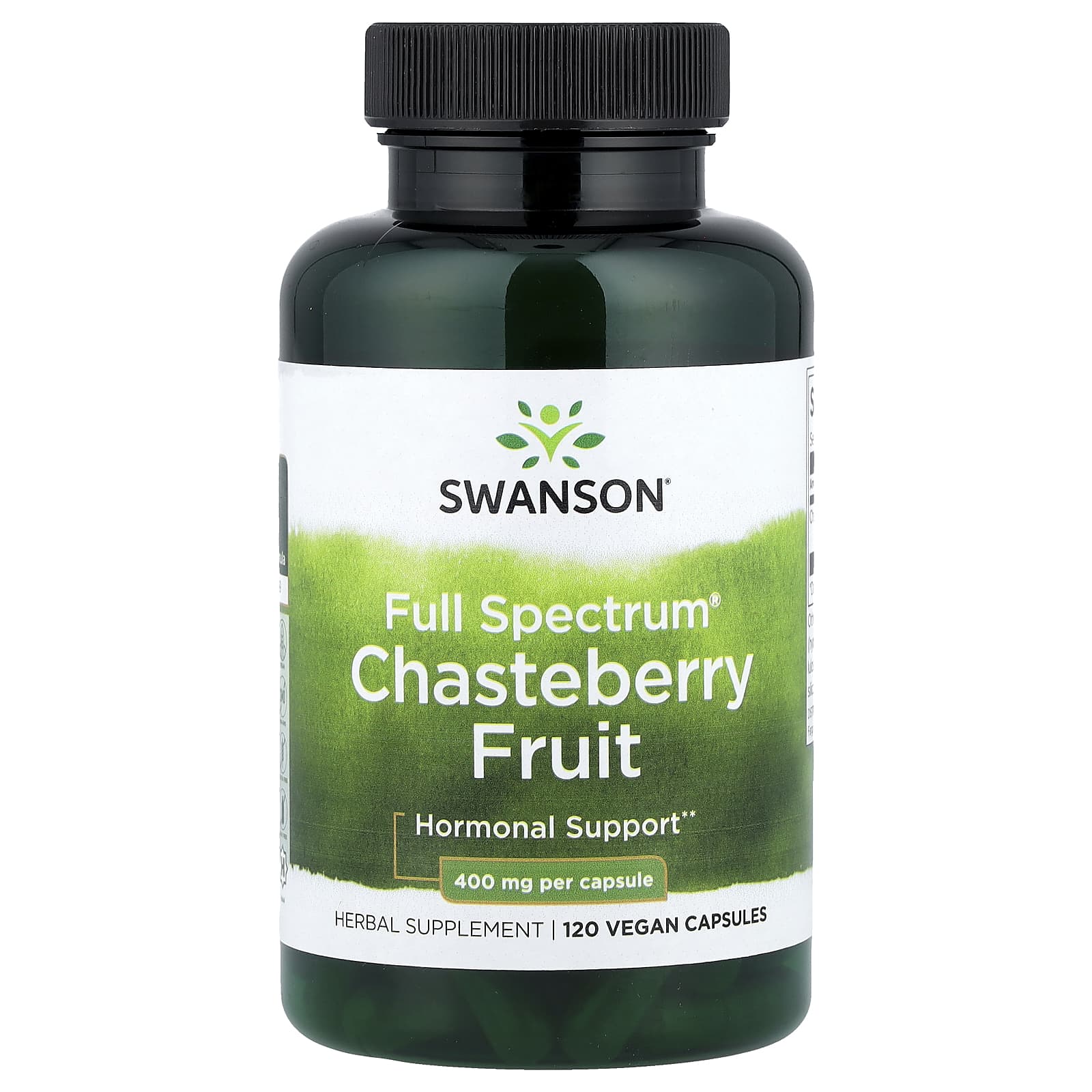 Swanson Vitamins, Full Spectrum® 聖潔莓，400 毫克，120 粒全素膠囊
