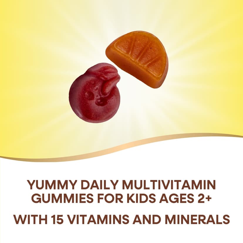 Nature's Way, Alive! 兒童，多維他命膠囊，櫻桃、橙子和葡萄味，60 粒軟糖