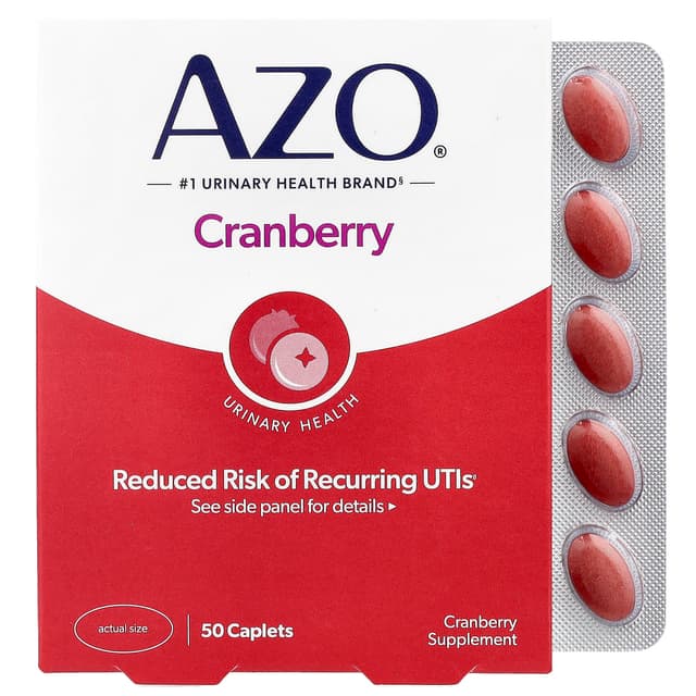 AZO, 蔓越橘® 尿路健康,50 囊片