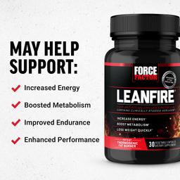 Force Factor, LeanFire®，30 粒素食膠囊