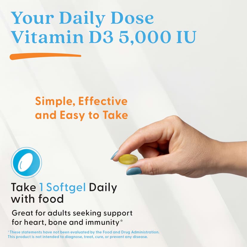 Doctor's Best, 維他命 D3,125 微克 (5,000 國際單位),360 粒軟凝膠