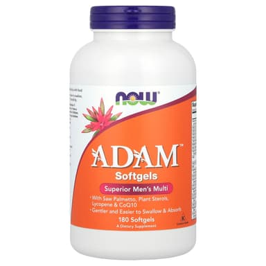 NOW Foods, ADAM™,高級男性複合維他命,180 粒軟凝膠