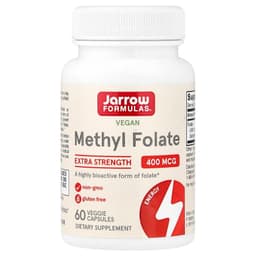 Jarrow Formulas, 全素食甲基葉酸，特強型，400 微克，60 粒素食膠囊