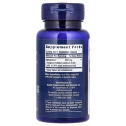 Life Extension, 標準歐洲越橘提取物，100 毫克，90 粒素食膠囊