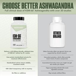 NutraBio, 南非醉茄 KSM-66，600 毫克，90 粒素食膠囊