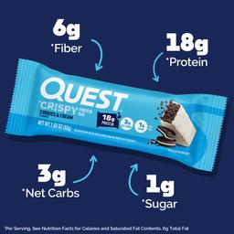 Quest Nutrition, 蛋白棒，脆奶油曲奇，12 根，每根 1.83 盎司（52 克）