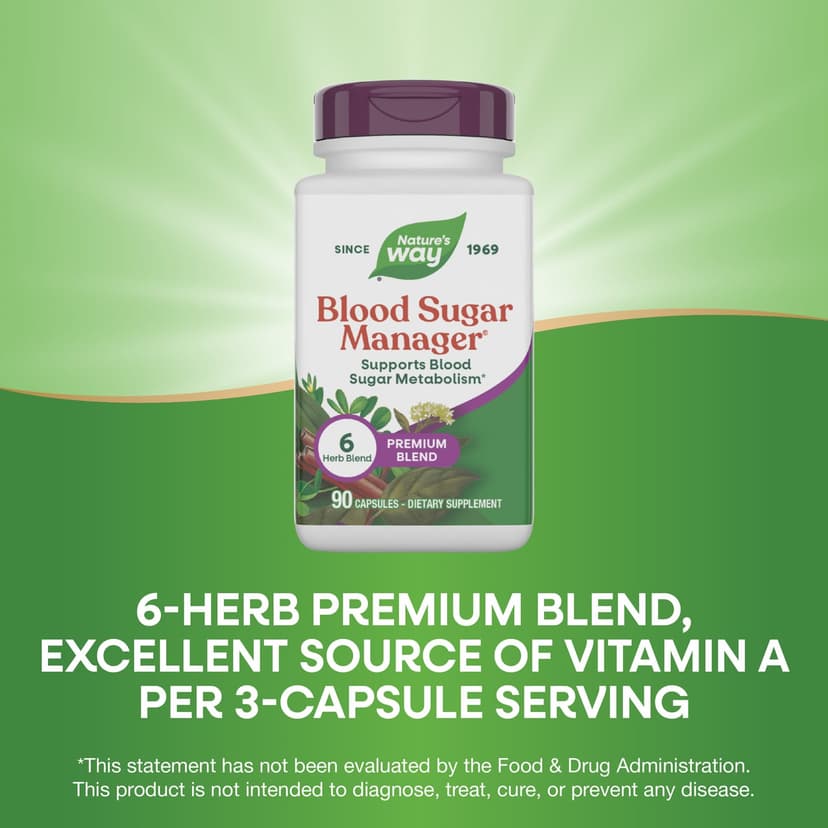 Nature's Way, 血糖管理器®，90 粒膠囊