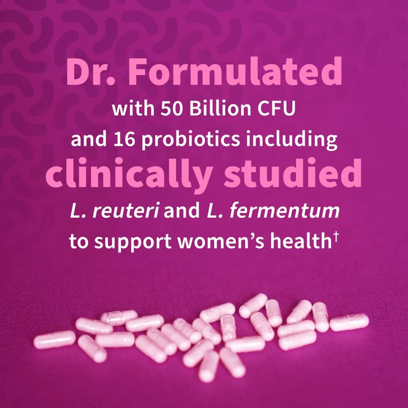 Garden of Life, Dr. Formulated 益生菌,女性每日一次,500 億,30 粒素食膠囊