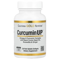 California Gold Nutrition, CurcuminUP™ 魚明膠軟膠囊，含 Omega-3 姜黃素複合物、黑種草籽油、乳香和生姜，30 粒