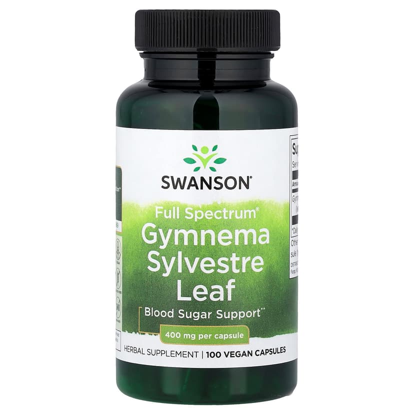 Swanson Vitamins, 多面® 匙羹藤葉,400 毫克,100 粒全素膠囊