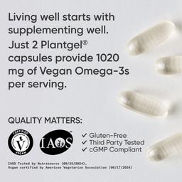 Sports Research, 素食 Omega-3，60 粒軟膠囊
