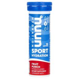 Nuun, 運動補水，泡騰電解質飲品，混合水果味，10 片