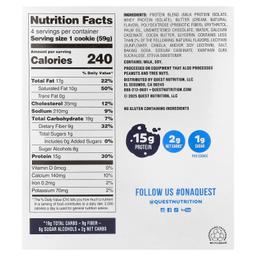 Quest Nutrition, 蛋白餅乾，巧克力碎，4 包，每包 2.08 盎司（59 克）
