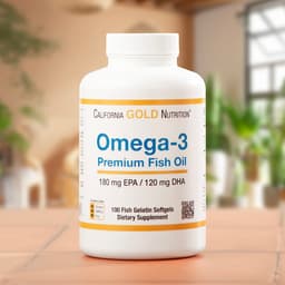 California Gold Nutrition, Omega-3 優質魚油，100 粒魚明膠軟膠囊（每粒 1,100 毫克）