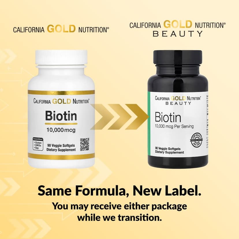 California Gold Nutrition, 生物維他命,10,000 微克,90 粒素食軟凝膠