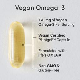 Sports Research, 素食 Omega-3，60 粒軟膠囊