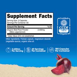 Nutricost, 甜菜根，2400 毫克，180 粒膠囊（每粒膠囊 800 毫克）