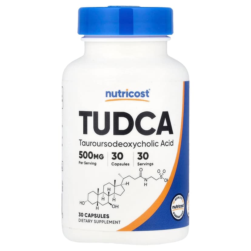 Nutricost, 牛磺熊去氧膽酸(TUDCA),500 毫克,30 粒膠囊
