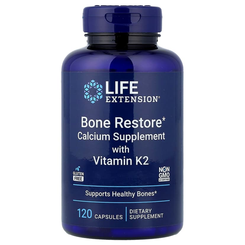 Life Extension, 含維他命 K2 的骨骼修復補充劑,120 粒膠囊