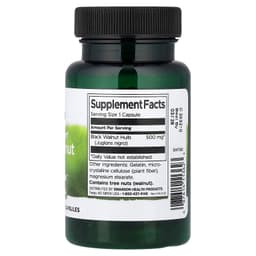 Swanson Vitamins, 多面® 黑胡桃殼，500 毫克，60 粒膠囊