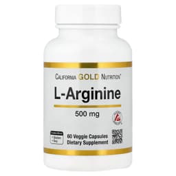 California Gold Nutrition, L-精氨酸，500 毫克，60 粒素食膠囊