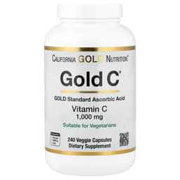 California Gold Nutrition, Gold C®，USP 級維他命 C，1,000 毫克，240 粒素食膠囊