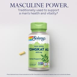 Solaray, 東革阿里，400 毫克，60 粒素食膠囊