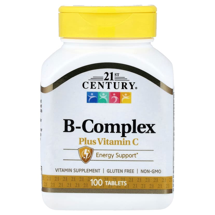 21st Century, B 族維他命複合物 + 維他命 C,100 片