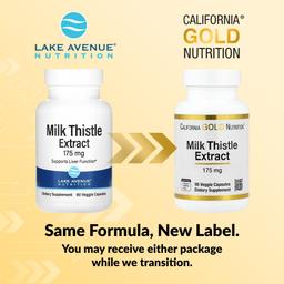 California Gold Nutrition, 水飛薊提取物，175 毫克，90 粒素食膠囊