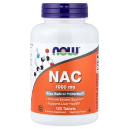 NOW Foods, NAC，1,000 毫克，120 片