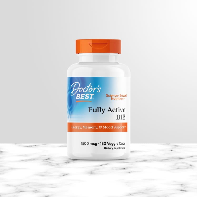 Doctor's Best, 充分活躍維他命 B12 素食膠囊,1500 微克,180 粒