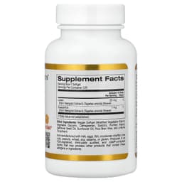 California Gold Nutrition, 葉黃素和玉米黃質，來自萬壽菊提取物，120 粒素食軟膠囊