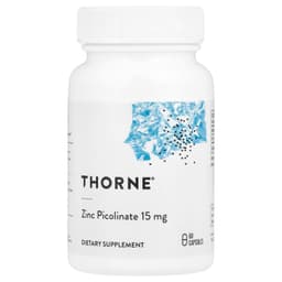 Thorne, 吡啶甲酸鋅，15毫克，60膠囊