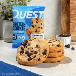 Quest Nutrition, 蛋白餅乾，巧克力碎，4 包，每包 2.08 盎司（59 克）