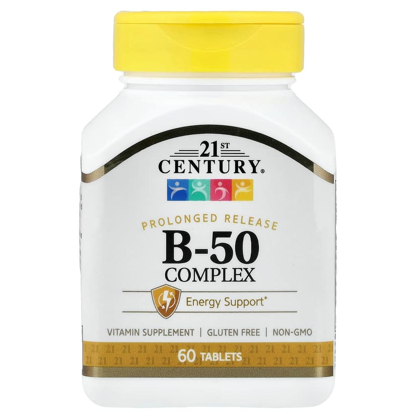 21st Century, 複合維他命 B-50,緩釋,60 片