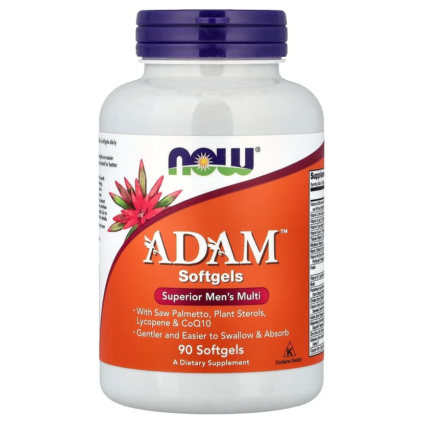 NOW Foods, ADAM™,高級男性多營養素,90 粒軟膠囊