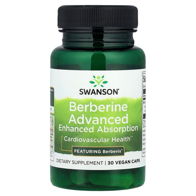 Swanson Vitamins, 優效吸收小檗鹼,30 粒全素膠囊(每粒膠囊 550 毫克)