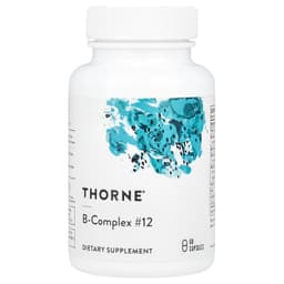 Thorne, 複合維他命B #12，60粒素食膠囊