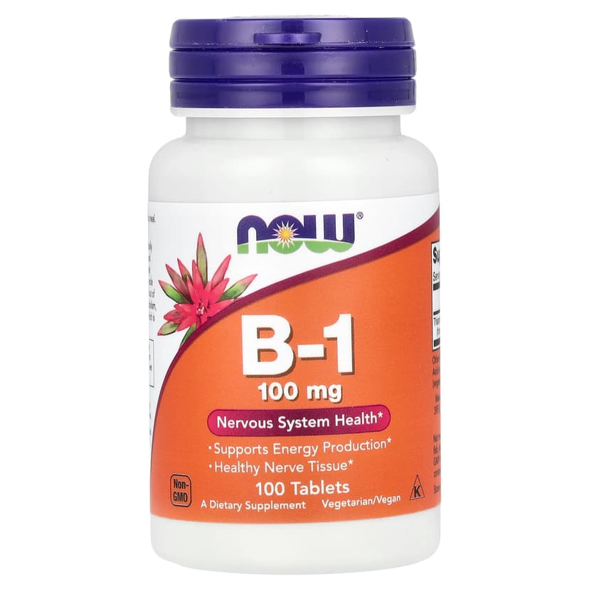NOW Foods, B-1，100 毫克，100 片