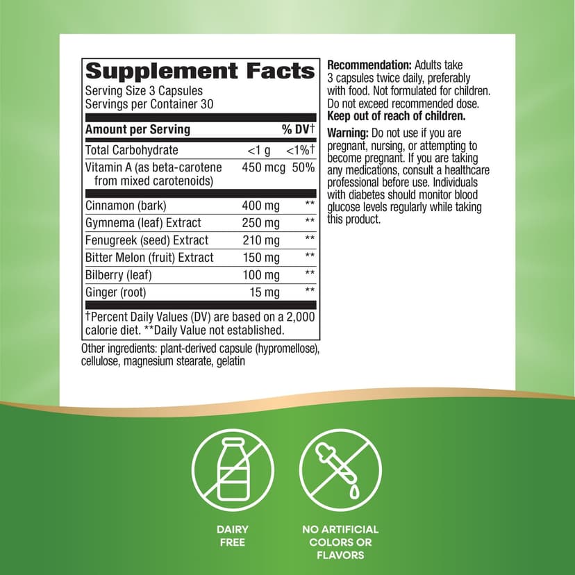Nature's Way, 血糖管理器®，90 粒膠囊