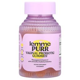 Lemme, Purr，女性私密部位益生菌，鳳梨味，60 粒軟糖
